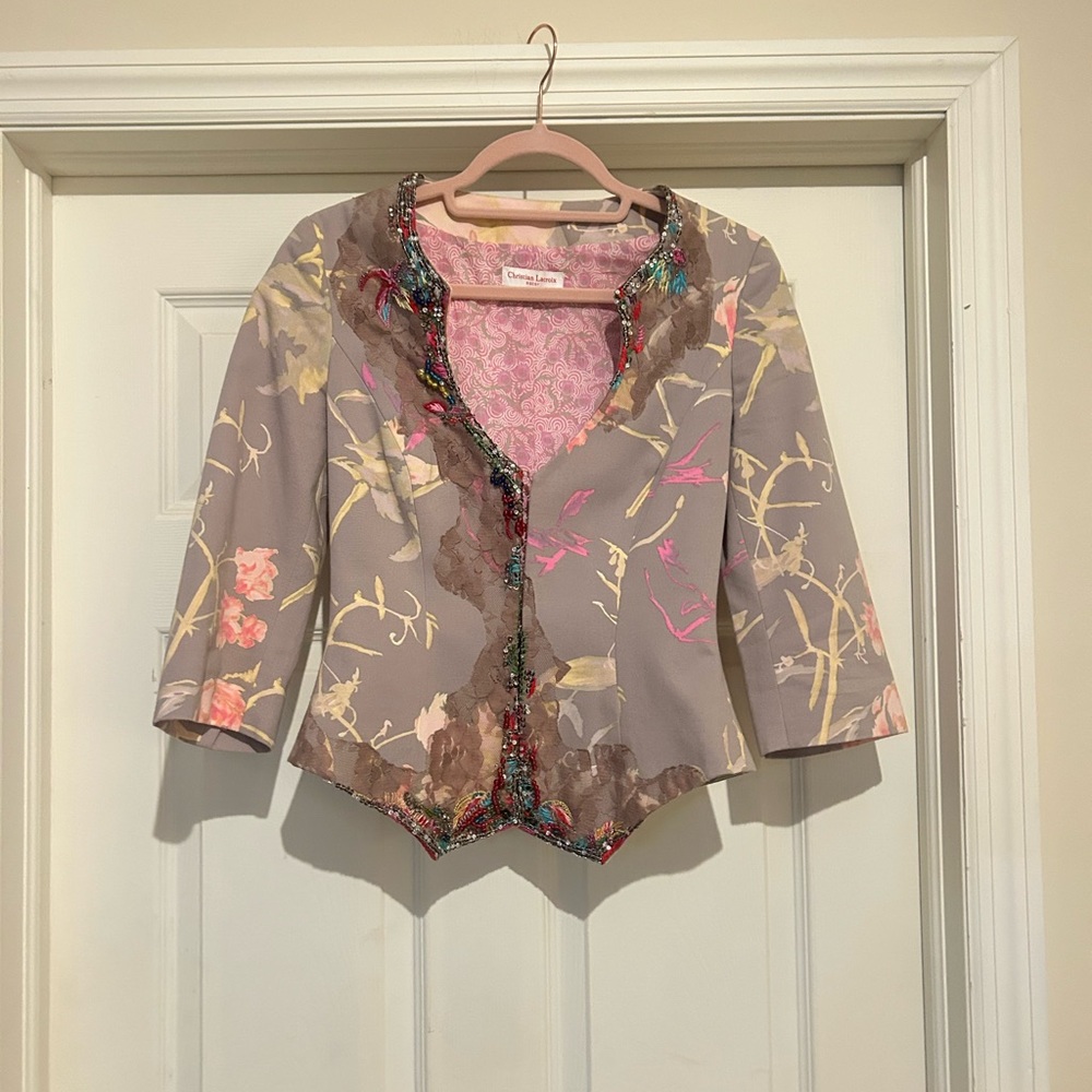 CHRISTIAN LACROIX Vintage Embellished Blazer